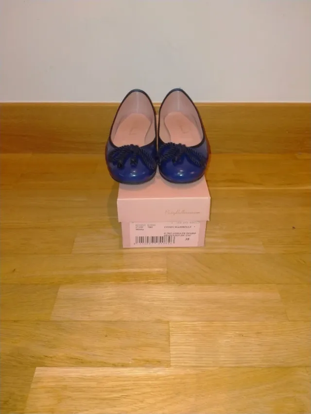 Pretty Ballerinas bailarinas charol azul