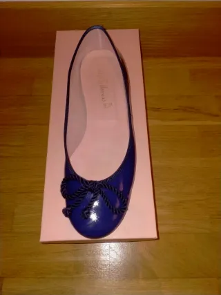 Pretty Ballerinas bailarinas charol azul