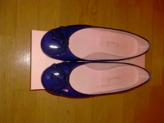 Pretty Ballerinas bailarinas charol azul