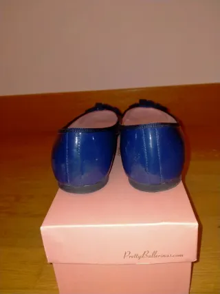 Pretty Ballerinas bailarinas charol azul