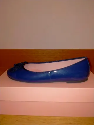 Pretty Ballerinas bailarinas charol azul