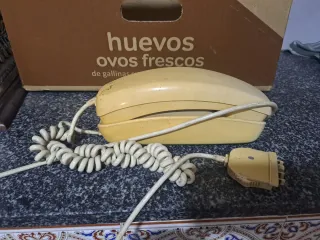 Teléfono antiguo de disco
