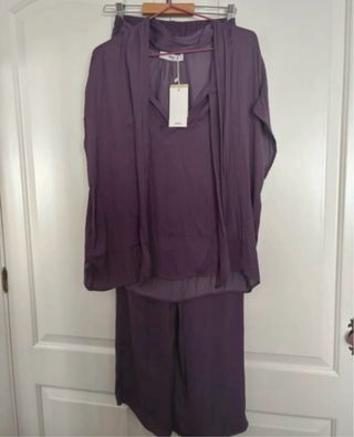 Conjunto morado Mango