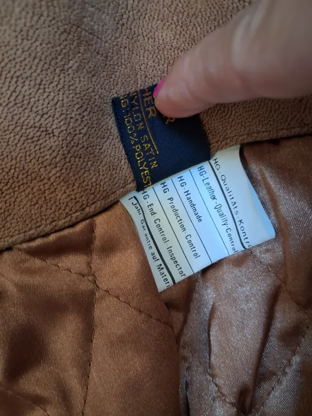 Cazadora Piel Motera Indian XL