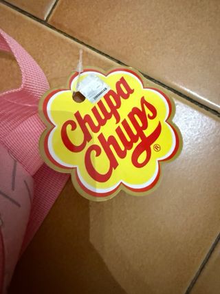 Zainetto Chupa Chups rosa con stampa