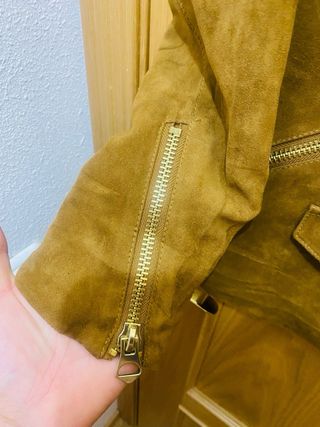 Chaqueta biker ante H&M talla S