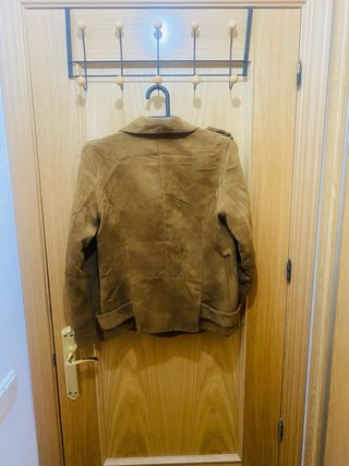 Chaqueta biker ante H&M talla S
