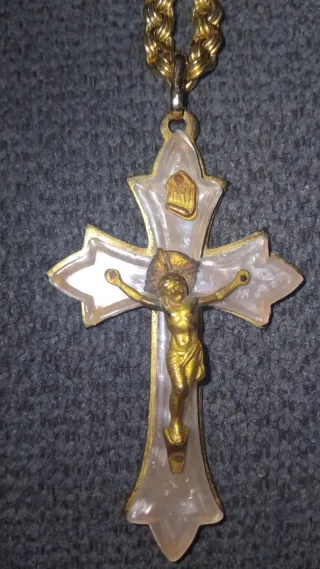 Colgante Cruz Crucifijo Dorado