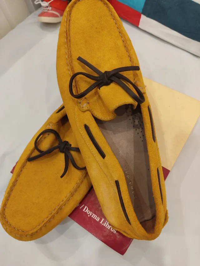 Mocasines Zara Amarillos y Marrones