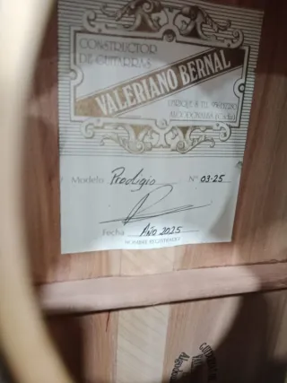 Guitarra Flamenca Valeriano Bernal Prodigio