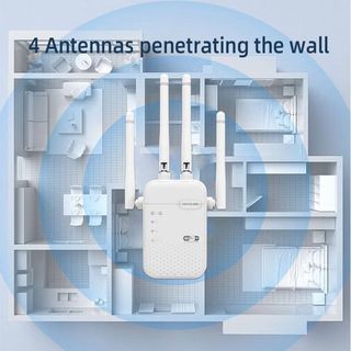 Repetidor WiFi 300 Mbps doble banda, NUEVO