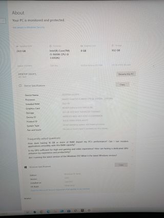 PC Gaming i5-8600 | 24GB RAM | Z370 | 1TB HDD