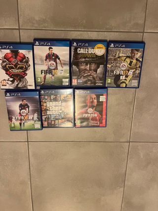 PS4 Juegos: FIFA, Call of Duty, Street Fighter