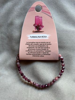 Pulsera Turmalina Rosa Niña