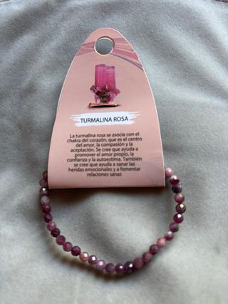 Pulsera Turmalina Rosa Niña