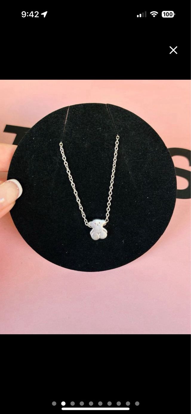Collar Tous Osito Plata
