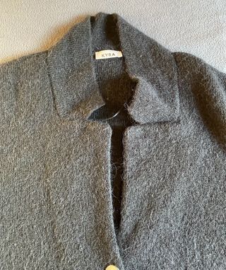 Cardigan Kyra Lana Alpaca Negro 