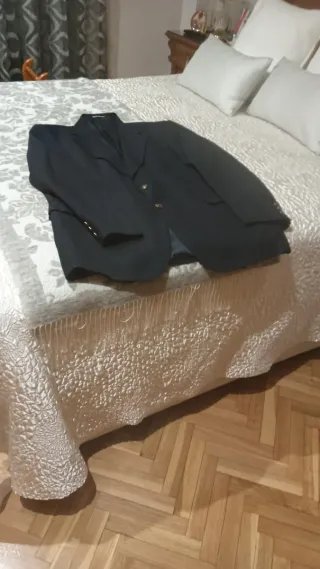 Americana de caballero azul