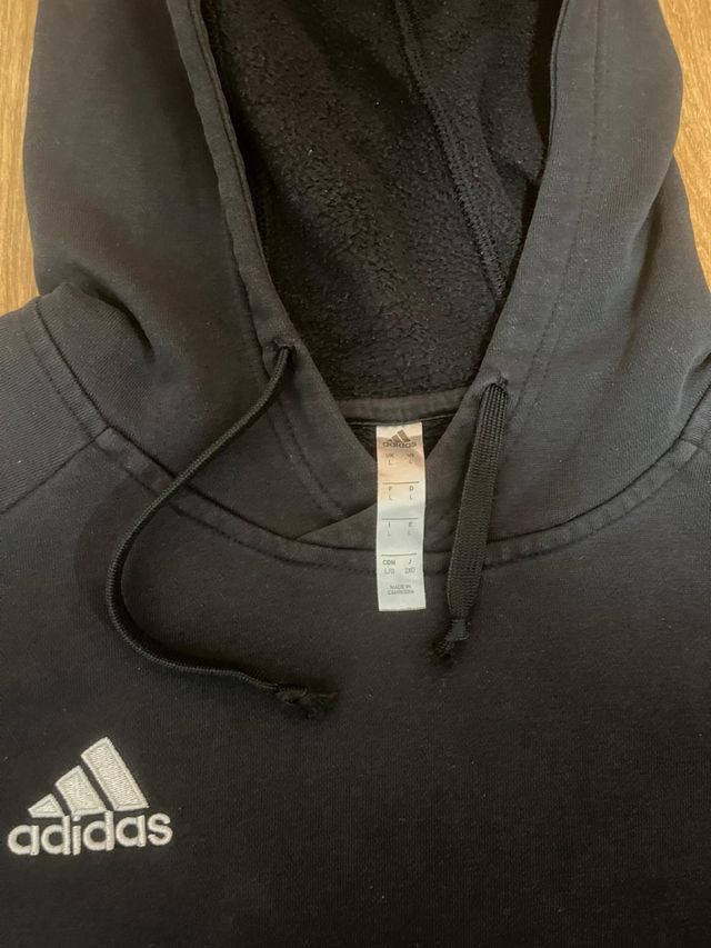 Sudadera con capucha Adidas negra