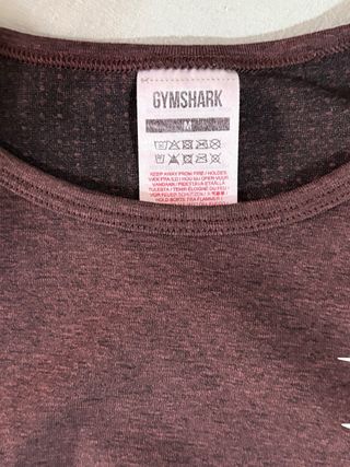 Gymshark Malla Manga Larga Marrón talla M