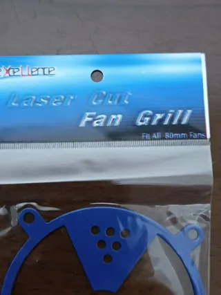 Griglia Ventola Laser Cut Excellence Blu