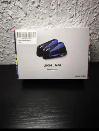 LEXIN B4FM Intercomunicador Bluetooth Dual Pack