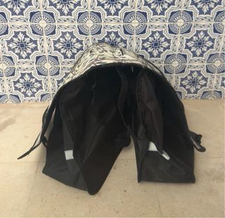 Alforge para bicicleta com estampa de coruja