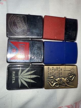 6 accendini Zippo, V3i, Kantai e Rasta.5e per unità