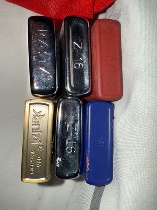6 accendini Zippo, V3i, Kantai e Rasta.5e per unità