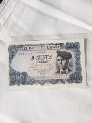 Billete 500 Pesetas Banco de España 1971