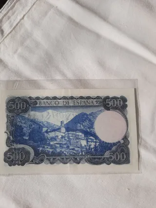 Billete 500 Pesetas Banco de España 1971