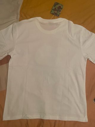 Camiseta blanca BAPE nueva con logo camuflaje