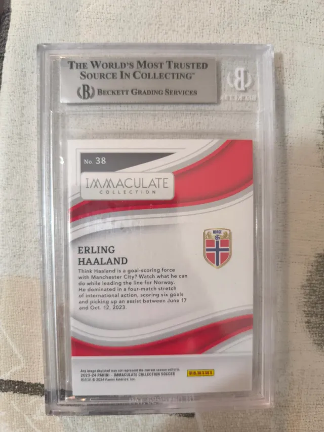 Carta Erling Haaland Noruega 43/60