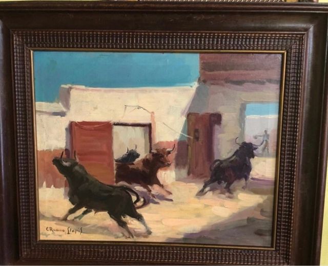 Carlos Ruano Llopis Óleo/Lienzo 42x34 OFERTA FLASH