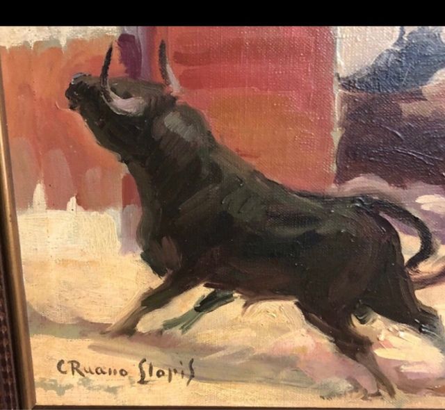 Carlos Ruano Llopis Óleo/Lienzo 42x34 OFERTA FLASH