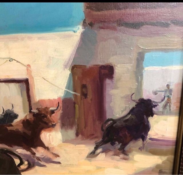 Carlos Ruano Llopis Óleo/Lienzo 42x34 OFERTA FLASH