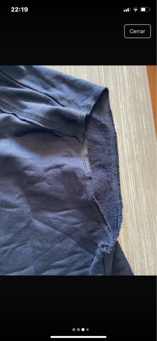 Sudadera deportiva azul