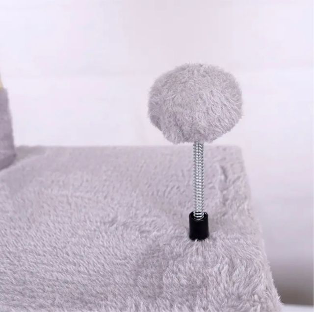 Rascador gato gris 140cm nuevo