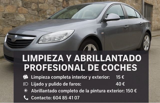 LIMPIEZA Y ABRILLANTADO PROFESIONAL DE COCHES