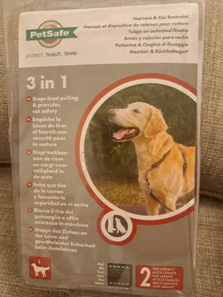 Arnés y sujeción coche PetSafe 3 en 1