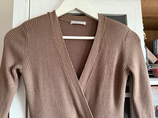 Vestido Guess marrón botones