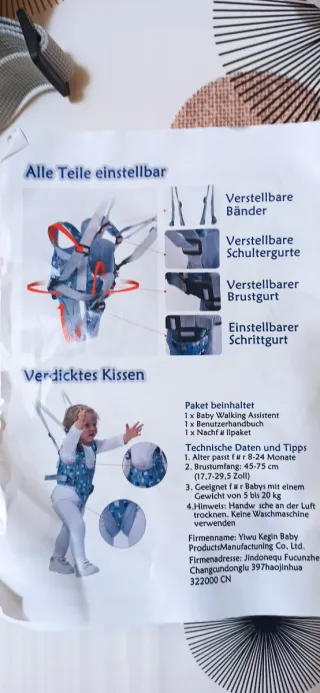 Imbracatura di sicurezza per bimbi