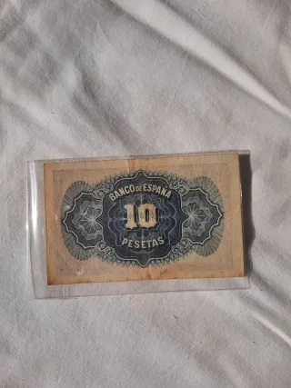 Billete 10 Pesetas Banco de España 1935