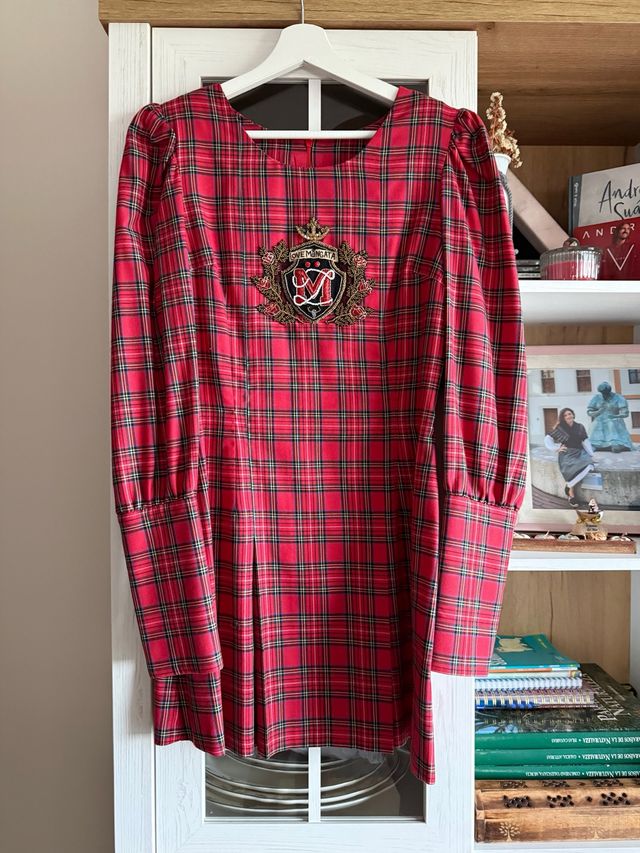 Vestido Mangata cuadros escoceses