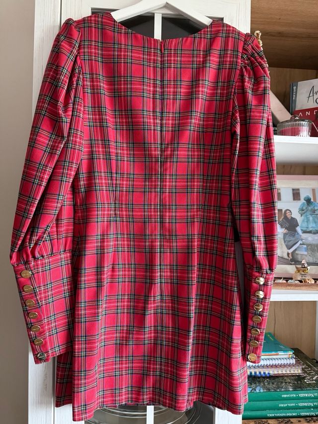 Vestido Mangata cuadros escoceses