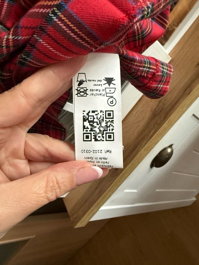 Vestido Mangata cuadros escoceses