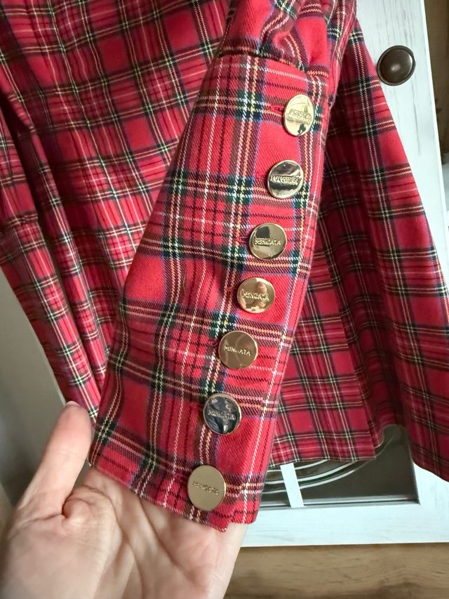 Vestido Mangata cuadros escoceses