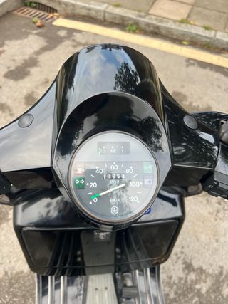 Vespa 200px Disco Negra