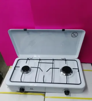 Cocina de gas portátil 2 fuegos
