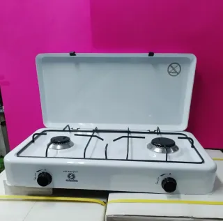 Cocina de gas portátil 2 fuegos